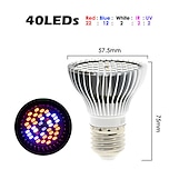 cheap Plant Growing Lights-LED Plant Grow Light Lamp Bulb Full Spectrum E27 Phytolamp Full Range ffor Indoor Plants Greenhouse Vegetables Succulent Hydroponics Organic Seedlings 1pc