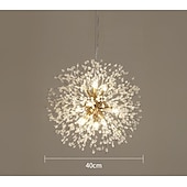tanie Żyrandole-Wisiorek led light kryształowy żyrandol dmuchawiec projekt 9-light fajerwerki nowoczesny żyrandol sputnik wisiorek oprawa oświetleniowa do sypialni salon jadalnia