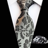 economico Cravatte e papillon da uomo-Per uomo Cravatte Da ufficio Floreale Jacquard Formale Attività commerciale