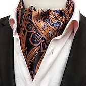 voordelige Herenstropdassen &amp; vlinderdassen-Voor heren Banden sjaal Das Ascot Vintage Werk Klassieke Stijl Mode liiketoiminta Causaal Afspraakje