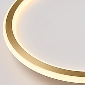 tanie Mocowania podtynkowe i częściowo podtynkowe-Lampa sufitowa LED 40/50 cm Okrąg Oświetlenie do montażu podtynkowego Miedź Metal Podstawowy Mosiądz LED Styl skandynawski 220-240 V.