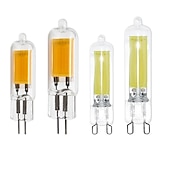 tanie Żarówki LED 2-pinowe-Żarówka led 10 sztuk g9 cob 3 w 7 w 5 w szkło g4 lampa 220 v g4led światło punktowe do wisiorek oprawa oświetleniowa żyrandole oświetleniowe do domu