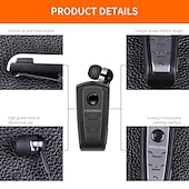 cheap Telephone &amp; Business Headsets-Fineblue F910 Collar Clip Bluetooth Headset Bluetooth5.0 Ergonomic Design Stereo Long Battery Life for Apple Samsung Huawei Xiaomi MI  Mobile Phone Christmas Gift