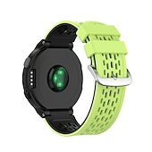 זול רצועות שעונים של Garmin-צפו בנד ל גרמין Approach S2 / S4 סיליקוןריצה תַחֲלִיף רצועה נושם רצועת ספורט אבזם קלאסי צמיד