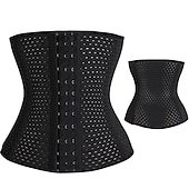 ieftine Corset pentru modelarea taliei-Antrenor de talie pentru femei, îmbrăcăminte modelată pentru controlul burticii, împingere în față, în apropierea biroului, yoga, alergare, sală de gimnastică, sport de dimensiuni mari, cârlig de