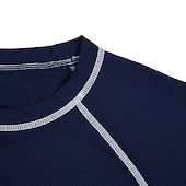 levne základní trička-Pánské Ochrana proti vyrážce Jednobarevné Spandex UV ochrana proti slunci Rychleschnoucí Lehká váha Krátký rukáv Ochrana proti vyrážce Triko na plavání Surfování Plážové Vodní sporty Léto