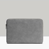 billige Vesker og ryggsekker til bærbar datamaskin-laptop sleeves litbest 10" 12" 14" veske til bærbar PC, kompatibel med macbook, hp, dell, lenovo, asus, acer, chromebook notebook, vanntett støtsikker pu skinn solid farge, for kontor&amp;amp; skoler