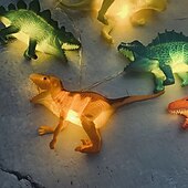 お買い得  ソーラーストリングライト-led ストリングライト 5 メートル 20 led ソーラーパワーストリングライトジュラ紀恐竜動物のライト暖かい白 rgb ホワイトクリスマス新年のクリエイティブパーティー装飾 1 セット