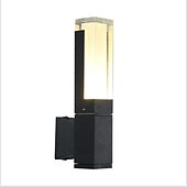 abordables Appliques murales d&#039;intérieur-Lightinthebox mur LED lumières étanche LED style nordique mur LED lumières extérieur en aluminium applique murale ip65 moderne simple 110-240 v 7 w