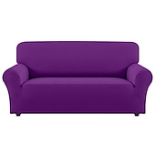ieftine Cuvertură Canapea-husă de canapea elastică husă elastică visiniu canapea secțională fotoliu loveseat 4 sau 3 locuri canapea în formă de l protector de mobilă husă anti-alunecare moale lavabilă