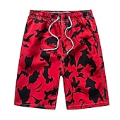 abordables maillot de bain boxer homme-maillot de bain pour hommes short de plage à séchage rapide cordon de serrage léger avec taille et poches élastiques