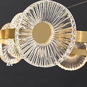 economico Lampadari-lampada a sospensione a led moderno lusso design cerchio oro design sputnik lampadario design rame stile moderno sputnik ottone 9 12 15 teste 220-240v 110-120v