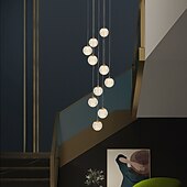 voordelige Unieke kroonluchters-kroonluchter led hanglamp globe ontwerp cluster ontwerp koper formele stijl moderne 10 15 20 heads 220-240v 110-120v