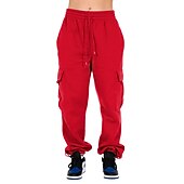 cheap Running Pants &amp; Tights-Women&#039;s Joggers Cargo Pants Drawstring Baggy Bottoms Athletic Athleisure Winter Breathable Soft Sweat wicking Gym Workout Running Jogging Sportswear Activewear Solid Colored Black White Army Green