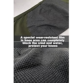 cheap Bottoms-Men&#039;s Water Resistant Work Pants Hiking Mountain Pants Trousers Military Outdoor Summer Ripstop Quick Dry Pants Spandex 4 Zipper Pockets Elastic Waist Lightweight Bottoms Navy Gray Black Army Green