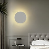 halpa Pinta-asennettavat seinävalaisimet-lightinthebox 1-valo 20/30cm led-seinävalaisimet pyöreä design seinävalaisimet mini yksinkertainen / moderni / nykyaikainen tyyli olohuone / makuuhuone / ruokailuhuone metalliseinävalaisin 110-120v/