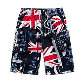 abordables maillot de bain boxer homme-maillot de bain pour hommes short de plage à séchage rapide cordon de serrage léger avec taille et poches élastiques