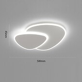 billige GCC Flushmounts og semi-flushmounts-ledet taklampe 40 50 cm geometriske former innfelt lys metall moderne stil geometrisk malte overflater ledet moderne 220-240v