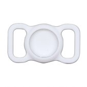 abordables Fundas Airtag-teléfono Funda Para Apple AirTag AirTag Estuche de silicona Portátil Con Llavero Anti-perdida Color sólido Silicona