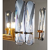 cheap Chandeliers-LED Pendant Light Crystal Chandelier Unique Design Copper Nordic Style 4 6 8 12 Heads 220-240V 110-120V