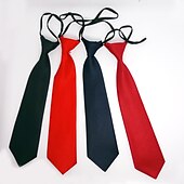 economico Cravatte e papillon per bambini-bambini neonata festa all&#039;ingrosso 28 cm elastico di colore solido piccola cravatta monocromatica cravatta per bambini, cravatta corta, accessori per ragazzo