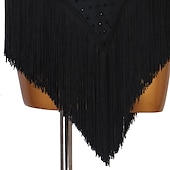 abordables Tenues de danse latine-danse salsa danse latine robe cristaux / strass femme performance sans manches spandex