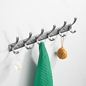 economico Set di accessori da bagno-set di accessori per il bagno, ferramenta per il bagno spazio alluminio parete grigio pistola portasciugamani / mensola angolare / porta accappatoio / porta carta igienica / portasciugamani / porta