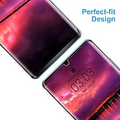 お買い得  Huawei用保護フィルム-2 PCS 電話 スクリーンプロテクター 用途 Huawei P30 Pro 強化ガラス 硬度9H 指紋防止 ハイディフィニション(HD) 防爆 傷防止 携帯電話アクセサリー