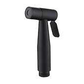 cheap Bidet Faucets-Handheld Bidet Sprayer Kit Black Shower Bath Water Faucet Toilet Spray Bathroom