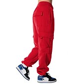cheap Running Pants &amp; Tights-Women&#039;s Joggers Cargo Pants Drawstring Baggy Bottoms Athletic Athleisure Winter Breathable Soft Sweat wicking Gym Workout Running Jogging Sportswear Activewear Solid Colored Black White Army Green