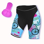 abordables Pantalones, shorts y faldas de mujer-Mujer Graphic Estampado Letra y Número Pantalones cortos de ciclismo de carretera Pantalones cortos bicicleta Culotte Ciclismo Bicicleta Bermudas Pantalones MTB Bicicleta Montaña Ciclismo Carretera