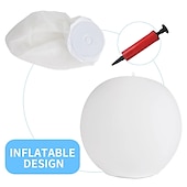 preiswerte Unterwasserlampen-1/2 stücke schwimmende pool lichter im freien solar ball mond lampe ip68 wasserdicht rgb mit fernbedienung für schwimmbad hof garten ktv bar party dekorative urlaub sommer beleuchtung