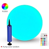 preiswerte Unterwasserlampen-1/2 stücke schwimmende pool lichter im freien solar ball mond lampe ip68 wasserdicht rgb mit fernbedienung für schwimmbad hof garten ktv bar party dekorative urlaub sommer beleuchtung