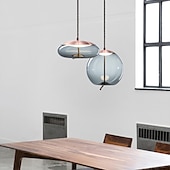 preiswerte Insellichter-LED Pendelleuchte Glas Kücheninsel Licht Single Design Galvanisierte LED Nordic Style 220-240V 110-120V