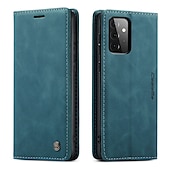 Недорогие Чехлы для Samsung-Чехол для телефона для Samsung Galaxy A54 A34 A14 A12 A52 A42 A72 A32 A51 Galaxy A41 Galaxy A71 A31 кошелек чехол с подставкой флип кошелек однотонный TPU PU кожа