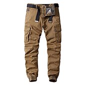 abordables Pantalones cargo-Hombre Pantalones cargo Pantalones para senderismo Militar Verano Al aire libre Ajuste regular Ripstop Secado rápido Bolsillo con cremallera Multi bolsillo Pantalones / Sobrepantalón Prendas de abajo