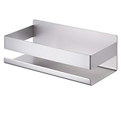 cheap Shower Caddy-Shower Caddy Bathroom Shelf,Self-Adhesive Shower Shelf Stainless Steel Wall-mounted Punch-free Bathroom Storage For Bathroom,Kitchen(Brushed Nickel,Matte Black)