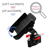 economico Supporti per auto-supporto telefono supporto supporto moto bici bici&amp;amp; Moto supporto del telefono 360 ° di rotazione in lega di alluminio del telefono accessorio per iphone 12 11 pro xs xs max xr x 8 samsung glaxy