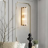 cheap Indoor Wall Lights-Lightinthebox LED Wall Light Crystal Mini Style Modern Nordic Gold Style Rigid LED Light Bars Living Room Bedroom Steel Wall Light 220-240V 110-120V