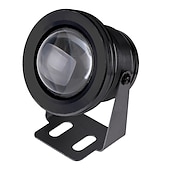 cheap Underwater Lights-Pond Fountain Light RGB LED Underwater Pool Spotlight with Remote Control 10W Color Changing LED Dimmable 12V for Pool Lighting