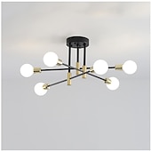 voordelige Spoetnik-ontwerp-4/6/8-lichts kroonluchters geometrische vormen hanglamp metaal nieuwigheid stijlvol geometrisch geschilderde afwerkingen artistiek modern noords woonkamer slaapkamer eetkamer 220-240v 110-120vlamp niet inbegrepen