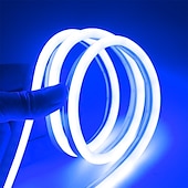 olcso Neon LED-es világítás-2 m 6,6 láb neon csík lámpák 240 led 2835 smd meleg fehér színes barkács karácsonyi újév bár ágynemű parti vízálló vágható dekoratív 12v