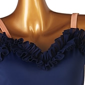 voordelige Standaard Balzaal-Ballroomdansen Kleding Gesplitst Dames Prestatie Mouwloos Spandex