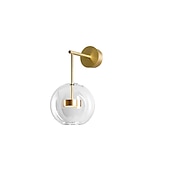economico Luci da parete-Lampada da parete a led luce da comodino camera modello nordico bolla camera da letto camera da letto lampada da parete palla di vetro camera da letto lampada da comodino