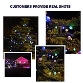 cheap Solar String Lights-Elegant Wedding Party Reception Solar LED String Lights - Moroccan Ball Outdoor Garden Lights, Waterproof 10M-50LED, 7M-30LED, 5M-20LED Globe Lanterns for Home Decoration