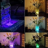economico Luci subacquee-12pcs subacquea sommergibile esterna led piscina luce con telecomando a batteria lampada da notte subacquea serbatoio di pesci stagno piscina acquario vaso di natale decorazione della festa nuziale