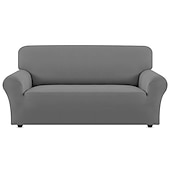 ieftine Cuvertură Canapea-husă de canapea elastică husă elastică visiniu canapea secțională fotoliu loveseat 4 sau 3 locuri canapea în formă de l protector de mobilă husă anti-alunecare moale lavabilă