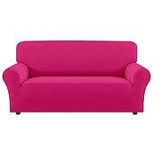 ieftine Cuvertură Canapea-husă de canapea elastică husă elastică visiniu canapea secțională fotoliu loveseat 4 sau 3 locuri canapea în formă de l protector de mobilă husă anti-alunecare moale lavabilă