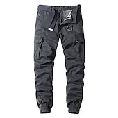 abordables Pantalones cargo-Hombre Pantalones cargo Pantalones para senderismo Militar Verano Al aire libre Ajuste regular Ripstop Secado rápido Bolsillo con cremallera Multi bolsillo Pantalones / Sobrepantalón Prendas de abajo