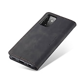 Недорогие Чехлы для Samsung-Чехол для телефона для Samsung Galaxy A54 A34 A14 A12 A52 A42 A72 A32 A51 Galaxy A41 Galaxy A71 A31 кошелек чехол с подставкой флип кошелек однотонный TPU PU кожа